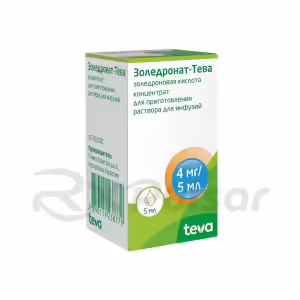 Zoledronate-Teva™ Concentrate For Infusion Solution 4Mg/5Ml (5Ml), Vial 1Pc Buy Online 5